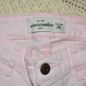 Abercrombie Kids Blush Pink Jeans